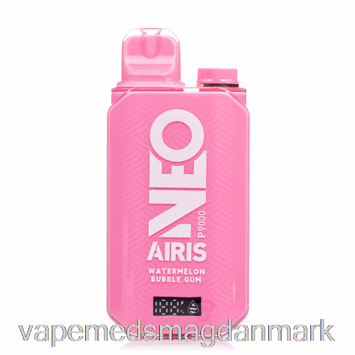 Vape Uden Nikotin Airis Neo P9000 Engangsvandmelon Tyggegummi